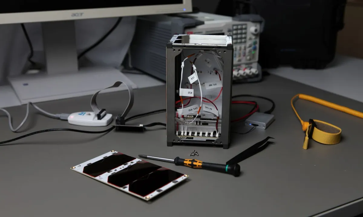 Rendering of the HANS CubeSat payload