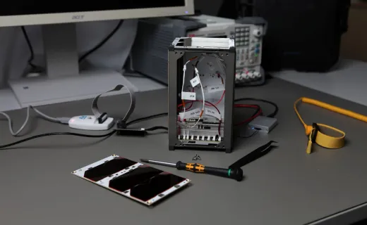 Rendering of the HANS CubeSat payload